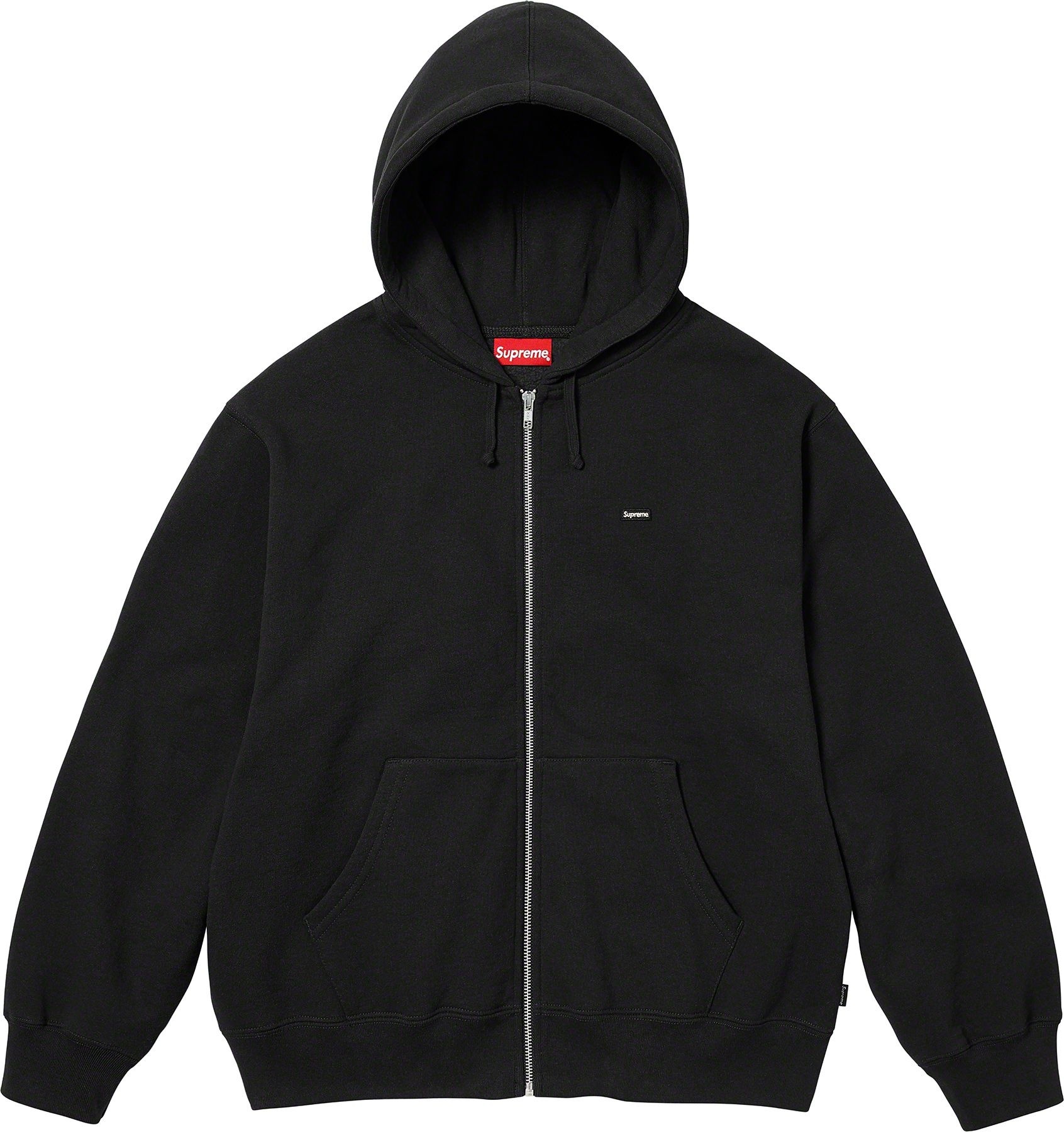 Small Box Zip Up Hooded Sweatshirt view 8